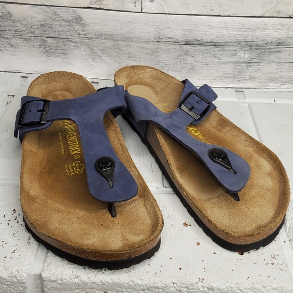 Birkenstock Other - BIRKENSTOCK Women's Blue Gizeh Flip Flops